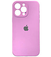 Чехол для iPhone 15 Pro Max (6.7) Silicon Case Full Camera- светло-лиловый