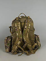 Рейдовий модульний рюкзак Ultimatum RT-213 Мультикам 55 літрів,Штурмовий похідний тактичний рюкзак, фото 2