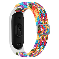 Ремінець плетений до Mi Band 3/4 Rainbow