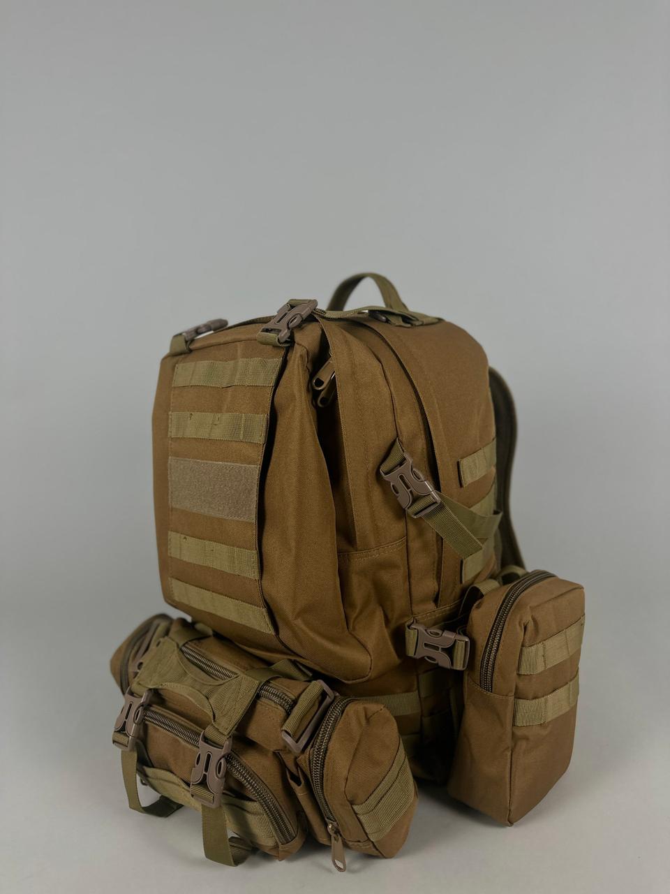 Рейдовий модульний рюкзак Ultimatum RT-213 Койот 55 літрів,Штурмовий похідний тактичний рюкзак