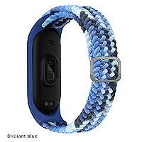 Ремінець плетений до Mi Band 3/4 Brilliant Blue