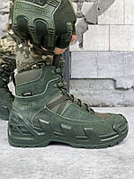 Тактические военные ботинки Vaneda олива, военные водонепроницаемые ботинки олива демисезонные армейские ЗСУ