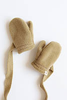 Флісові рукавиці Diego, світло-коричневі 2.Хіт!