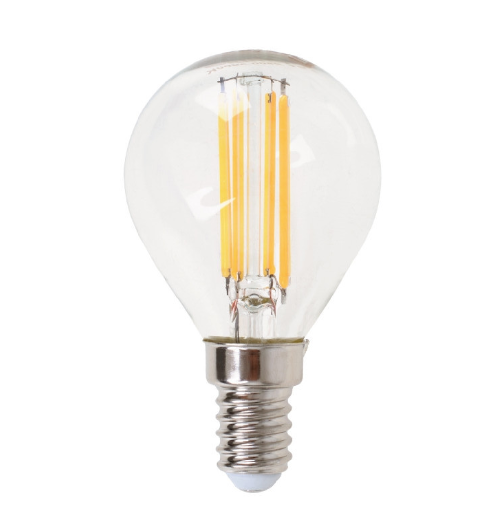 Лампа Едісона 6W LED Brille G45 Cog Філамент 2700-3500К Е14