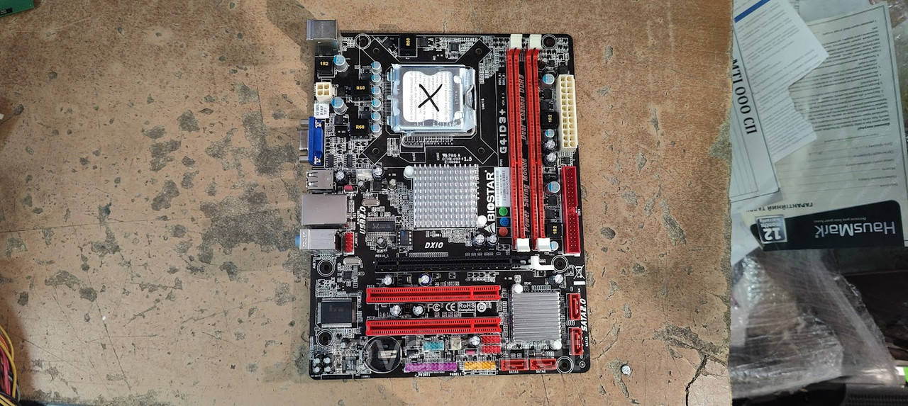 Мат. плата BioStar G41D3+ ver. 6.3 LGA775 G41 PCI-E+Dsub+LAN SATA MicroATX 2DDR3 № 231605101