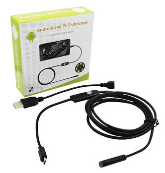 Ендоскоп Android та PC Endoscope, гнучка Usb-камера (2,2 м)