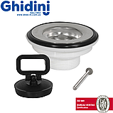 Випуск для кухонної мийки SIMPLEX Ø 80х1 1/2" Ghidini 329112, фото 5