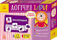 Дитячі логічні ігри "Вивчай кольори" 918001, 24 картки на укр. мовою