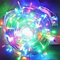 Гирлянда нитка светодиодная 30 м цвет ламп микс RD-7147 400LED Новогодняя гирлянда с яркими лампочками