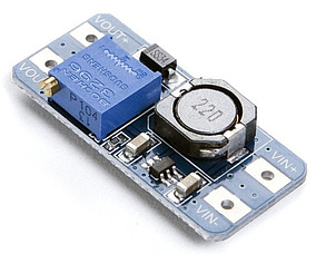 Стабілізатор/перетворювач модуль підвищуючий MT3608 DC-DC, 2-24В - 5-28В, фото 2