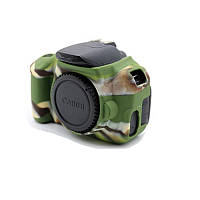 ТОП! Защитный силиконовый чехол для фотоаппаратов Canon EOS 600D, 650D, 700D - камуфляжный