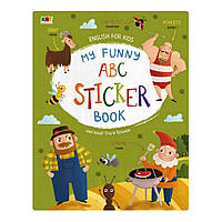 Обучающая тетрадь English for kids: My Funny ABC Sticker Book 20904 с наклейками