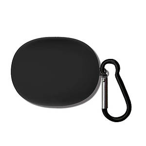 Силіконовий чохол із карабіном для Anker Soundcore Liberty 3 Pro чорний