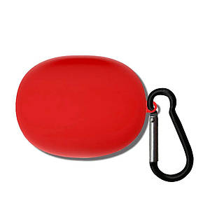 Силіконовий чохол із карабіном для Anker Soundcore Liberty 3 Pro червоний