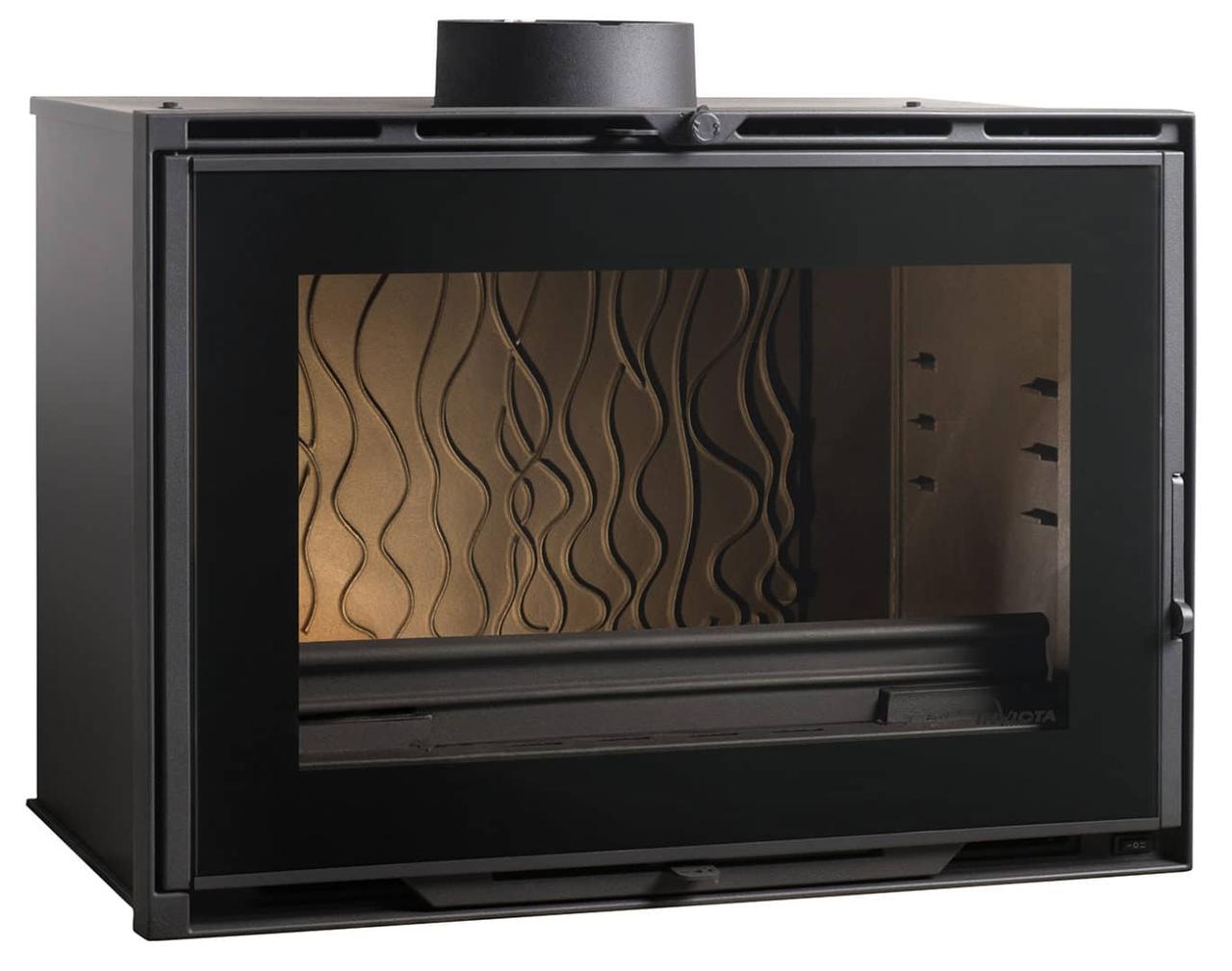 Широкоформатна касетна топка-вставка для каміна INVICTA 800 GRANDE ANGLE Turbo - 12 кВт, фото 1