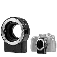 ТОП! Адаптер Viltrox NF-M1 для объектива F-mount на байонет Micro 4/3 (Nikon F - Micro 4/3) (Olympus,