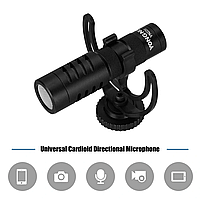 ТОП! Направленный накамерный микрофон Yongnuo YN220 для фотоаппарата (камеры, смартфона)