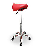 Поворотний стілець із високим сідлом 13, фото 5