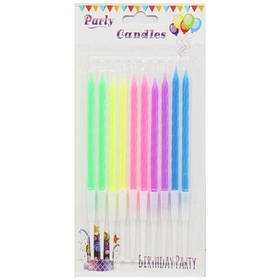 Свічки для торта довгі 17см (24шт) [tsi220980-TSI]