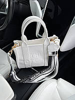 Marc Jacobs Big Tote Bag White Leather