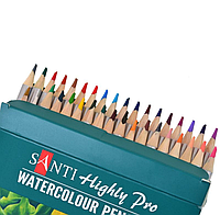 Набор акварельных карандашей 36 цветов Santi Highly Pro