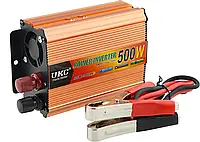 Преобразователь UKC авто инвертор 12V-220V 500W + USB AmmuNation