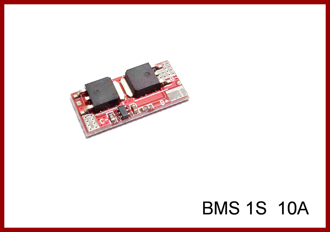 Модуль захисту LI-ION акумуляторів BMS 1S 10A..