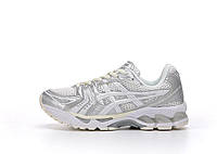 Чоловічі кросівки Asics Gel-Kayano 14 White Silver (Асикс Гель-Каяно 14 білі) 14427