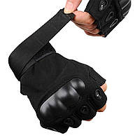 Армейские тактические перчатки Oakley без пальцев XL AmmuNation