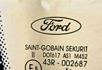 Оригінальне Лобове Скло Ford - Securit
