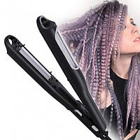 Плойка гофре Hair Iron Automatic crimping XR-8808, праска для створення об'єму волосся з керамічним покриттям.