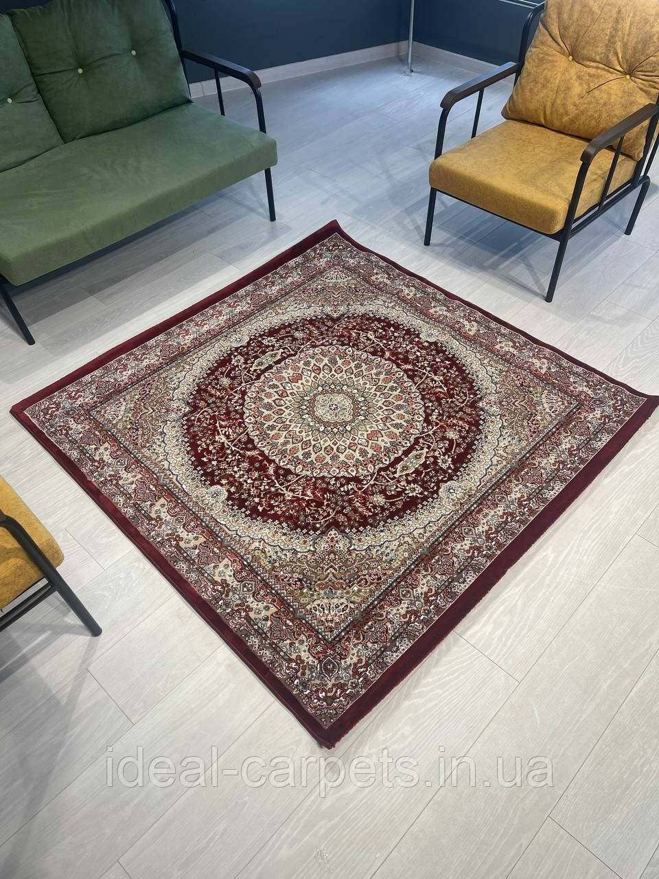 Килим Ottoman 2.5x2.5м квадрат 0615 Бордо, фото 1