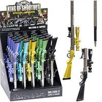 Від 30 шт. Рука гелева 1109-2 "Снайперська гвинтівка"  з фонариком, синя купити дешево оптом в інтернет-магазині