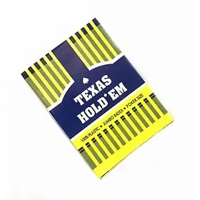 Карти гральні пластикові "Texas" синя сорочка