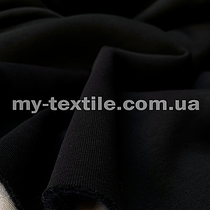 Футер тринитка з начосом Пеньє Туреччина Чорний