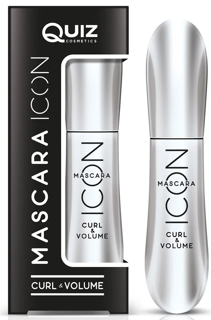 Туш для вій "Підкручування та об'єм" Quiz Cosmetics Icon Mascara 9 гр