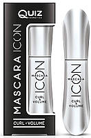 Тушь для ресниц "Подкручивание и объем" Quiz Cosmetics Icon Mascara 9 гр