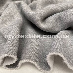 Туреччина тринитка на флісі Пеньє Світло-сірий (Меланж)