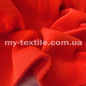 Тканина тринитка з начосом Пеньє Туреччина Помаранчевий