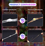 Гірлянда RGB управління з телефону gekmne блютуз USB 15 метрів, фото 3