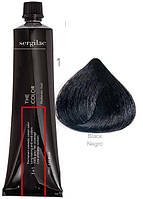 Краска для волос 1 натуральный черный Sergilac Color Cream, 120 мл