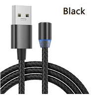Магнітний кабель для заряджання телефону з магнітними наконечниками Type-c, micro USB, lightning