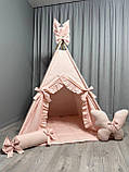 Вігвам Мрія Повний комплект, вігвам для дівчинки, вігвам для дітей, дитяча палатка, вігвам дитячий, фото 6