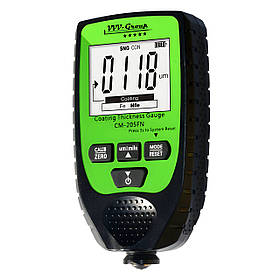 Товщиномір фарби для авто, автомобільний цифровий прилад для вимірювання товщини фарби VVV group CM-205