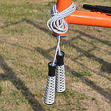 Скакалка PowerPlay 4206 Jump Rope PRO+ Сіро-чорна (2,75m.), фото 6