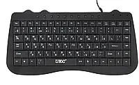 Клавиатура проводная мини UKC KP-918 + Подарок - Деревянный держатель телефона крепление AmmuNation