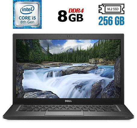Ноутбук Б-клас Dell Latitude 7490/ 14" (1920x1080)/ Core i5-8350U/ 8 GB RAM/ 256 GB SSD/ UHD 620, фото 1