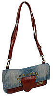 Женская джинсовая сумка небольшого размера Fashion jeans bag AmmuNation