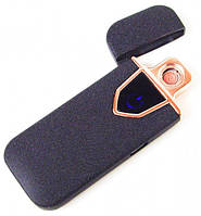 Ветрозащитная зажигалка USB-711, Юсби зажигалка мужская, Зажигалка WP-677 на зарядке