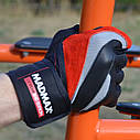 Рукавиці для фітнесу MadMax MFG-568 Extreme 2nd edition Black/Red XXL, фото 5